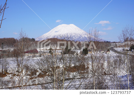 Mt. Yotei seen from the Mt. Yotei viewpoint in Kurokawa district, Niseko town (March 2025) Mt. Yotei seen from the Mt. Yotei viewpoint in Kurokawa district, Niseko town (March 2025) 123793737