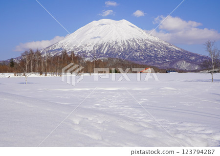 Mt. Yotei in March 2025 as seen from near the Arishima Memorial Museum 123794287