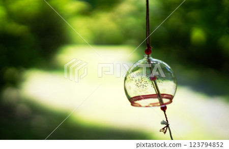 Wind chimes with a cool sound Wind chimes with a cool sound 123794852