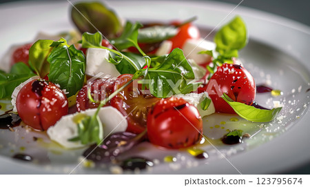 A Symphony of Flavors: The Classic Caprese 123795674