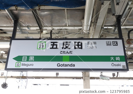 [JY23] 五反田站 (山手線外環：站牌) 123795985
