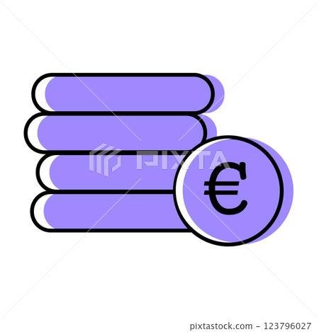 Stacked coins representing financial growth and investment opportunities in modern finance 123796027