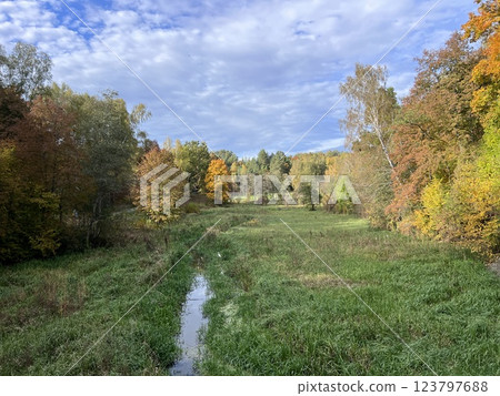 Autumn in the hills, Lithuania Autumn in the hills, Lithuania 123797688