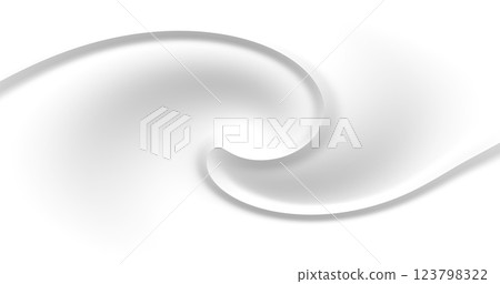 Vector image with abstract white background decorated with smooth gradient lines. Dynamic wavy lines add artistic accent creating elegant and modern design. Vector image with abstract white background decorated with smooth gradient lines. Dynamic wavy lines add artistic accent creating elegant and modern design. 123798322