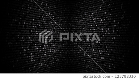 Desktop source code and technology background, Developer or programer with coding and programming, Wallpaper by Computer language and source code, Computer virus and Malware attack. 123798330