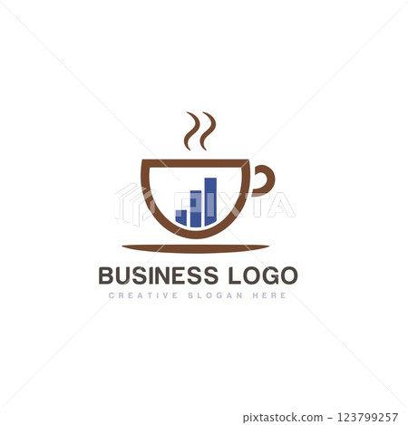 Coffee logo. cafe logo. coffee shop branding Coffee logo. cafe logo. coffee shop branding 123799257