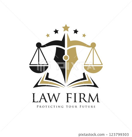 Law icon. Law firm logo. justice vector. attorney logo. law vector Law icon. Law firm logo. justice vector. attorney logo. law vector 123799303