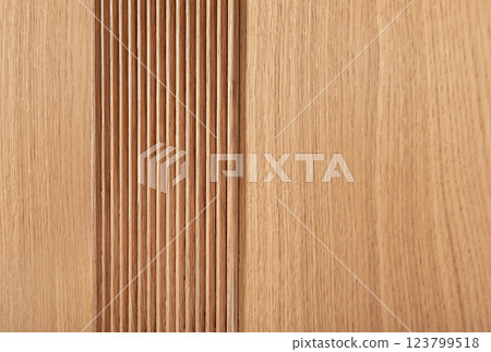 Hinge of wooden door Hinge of wooden door 123799518