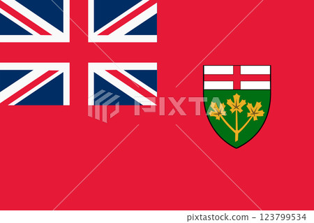 Ontario Canada flag background illustration Ontario Canada flag background illustration 123799534