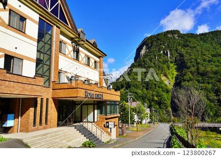 北海道層雲峽溫泉鄉風景 123800267