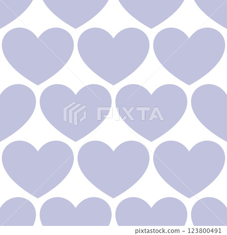 Blue hearts seamless pattern. Vector illustration 123800491