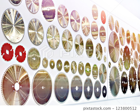 Circular saw machine blades for wood in store 123800512