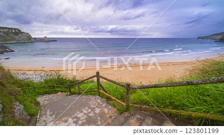 Langre Beach, Spain Langre Beach, Spain 123801199