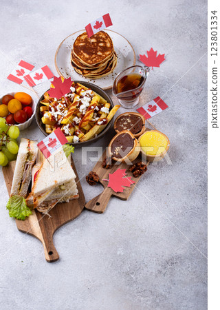 Canada Day traditional food concept. 123801334