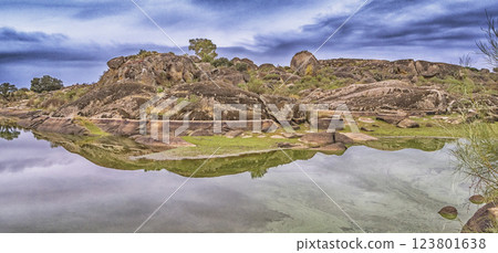 Natural Monument of Los Barruecos, Caceres, Spain 123801638