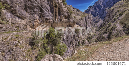 Ruta del Cares, Spain Ruta del Cares, Spain 123801671
