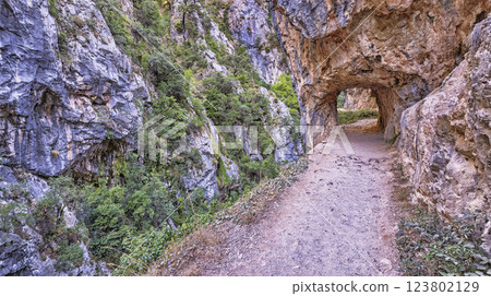 Ruta del Cares, Spain Ruta del Cares, Spain 123802129