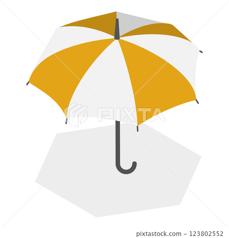 3D Isometric Flat  Illustration of Umbrella Collection. Item 5 123802552