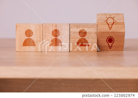 Wood, game and blocks for equality, human rights and gender on desk. Lgbt, transgender and tolerance with wooden cube with sign for man, woman and equal opportunity, education and learning for people Wood, game and blocks for equality, human rights and gender on desk. Lgbt, transgender and tolerance with wooden cube with sign for man, woman and equal opportunity, education and learning for people 123802974