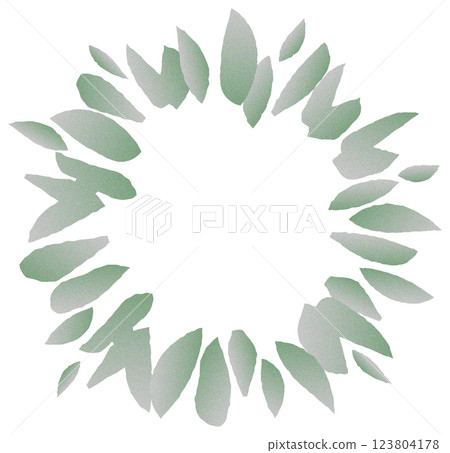 水彩風格手繪向量插圖的月桂花環 123804178