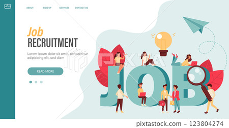 Employee evaluation, assessment form and report. Flat vector illustration, job search, recruitment, workgroup, freelance, web graphic design vector 123804274