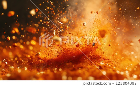 Capturing The Dynamics Of Spice Explosions In...-插圖素材 [123804392] - PIXTA圖庫