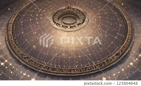 天文館天花板上的星跡 123804648