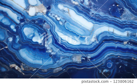 AI image: Texture of blue natural stone cross section 123806162