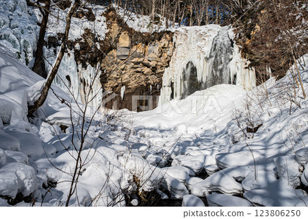 Hokkaido Sapporo City Ashiribetsu waterfall Hokkaido Sapporo City Ashiribetsu waterfall 123806250