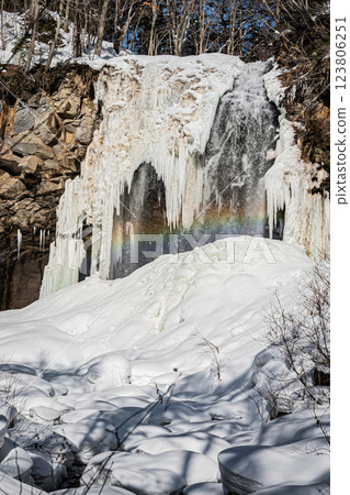 Hokkaido Sapporo City Ashiribetsu waterfall Hokkaido Sapporo City Ashiribetsu waterfall 123806251