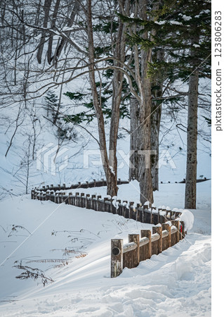 Hokkaido Sapporo City Ashiribetsu waterfall 123806283
