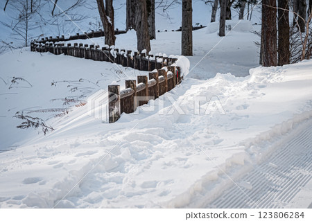 Hokkaido Sapporo City Ashiribetsu waterfall Hokkaido Sapporo City Ashiribetsu waterfall 123806284