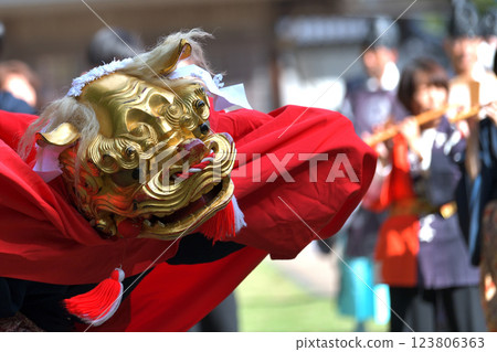 舞獅:白神社秋祭 舞獅:白神社秋祭 123806363