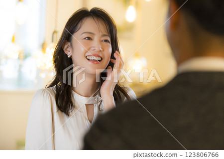 Dating couple in their 40s Dating couple in their 40s 123806766