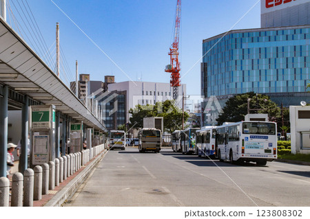 岡山站東口巴士總站/岡山縣岡山市北區站本町1 岡山站東口巴士總站/岡山縣岡山市北區站本町1 123808302