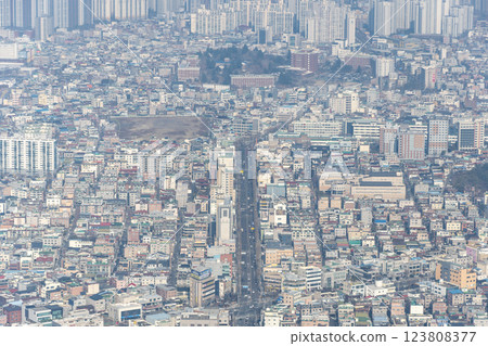 從韓國大邱前山瞭望台看到的風景 123808377