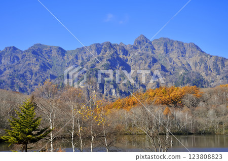 Togakushi and the mirror pond Togakushi and the mirror pond 123808823