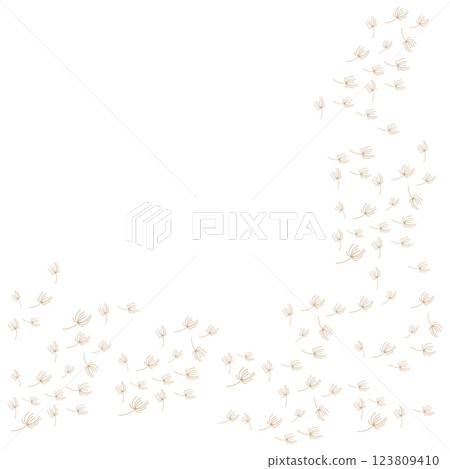 dandelion logo concept wallpaper background design illustration dandelion plant template flying 123809410