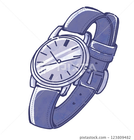 Watch illustration 123809482