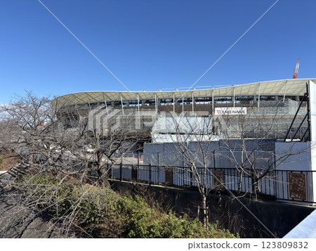 Construction work is progressing towards completion of Mizuho Stadium in Nagoya Construction work is progressing towards completion of Mizuho Stadium in Nagoya 123809832