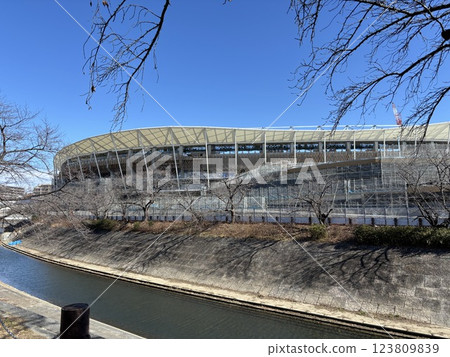 名古屋瑞穗體育場的建設工程正在順利進行中 名古屋瑞穗體育場的建設工程正在順利進行中 123809839