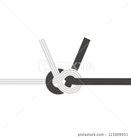 水引黑白 123809933