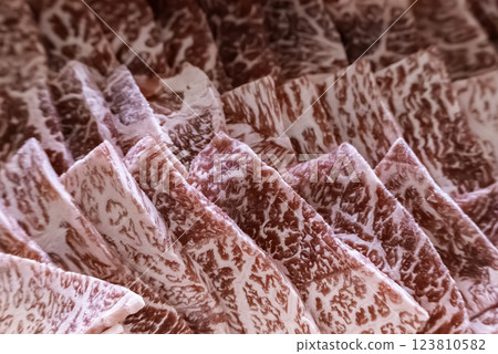 Domestic Wagyu beef frosting Domestic Wagyu beef frosting 123810582