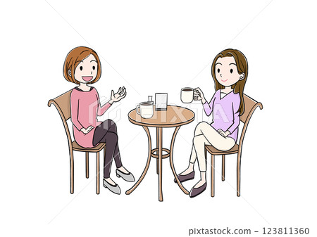 咖啡館裡的談話 123811360