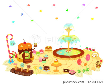 Halloween candy square 123811421