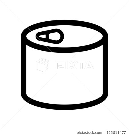 罐頭食品圖示說明 123811477