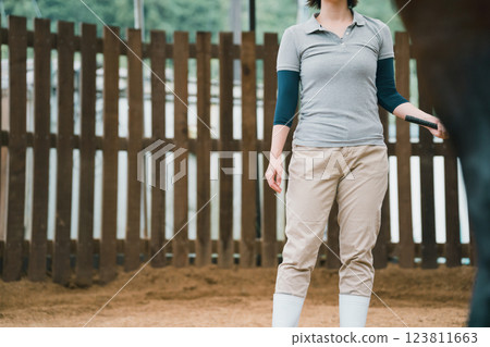 horse, female, lady 123811663