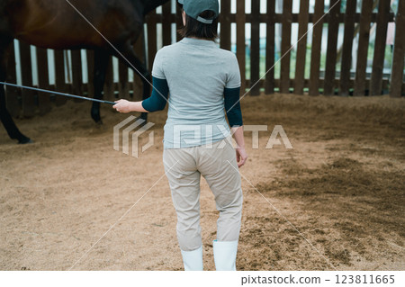 horse, female, lady 123811665
