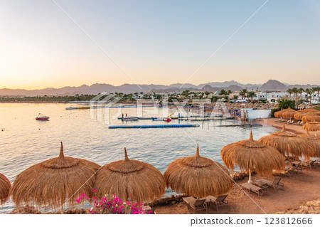Scenic view of Naama Bay, Sharm-el-Sheikh, Egypt Scenic view of Naama Bay, Sharm-el-Sheikh, Egypt 123812666