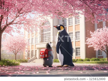 小學一年級:企鵝春天開學 小學一年級:企鵝春天開學 123812800